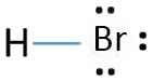 HBr hydrogen bromide lewis structure